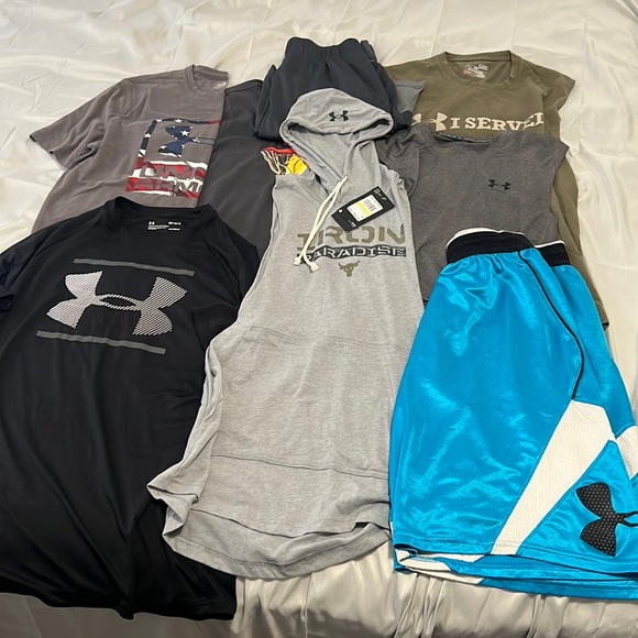 Under Armour Shirts 7 Piece Mens Medium Under Armor Clothing Lot
